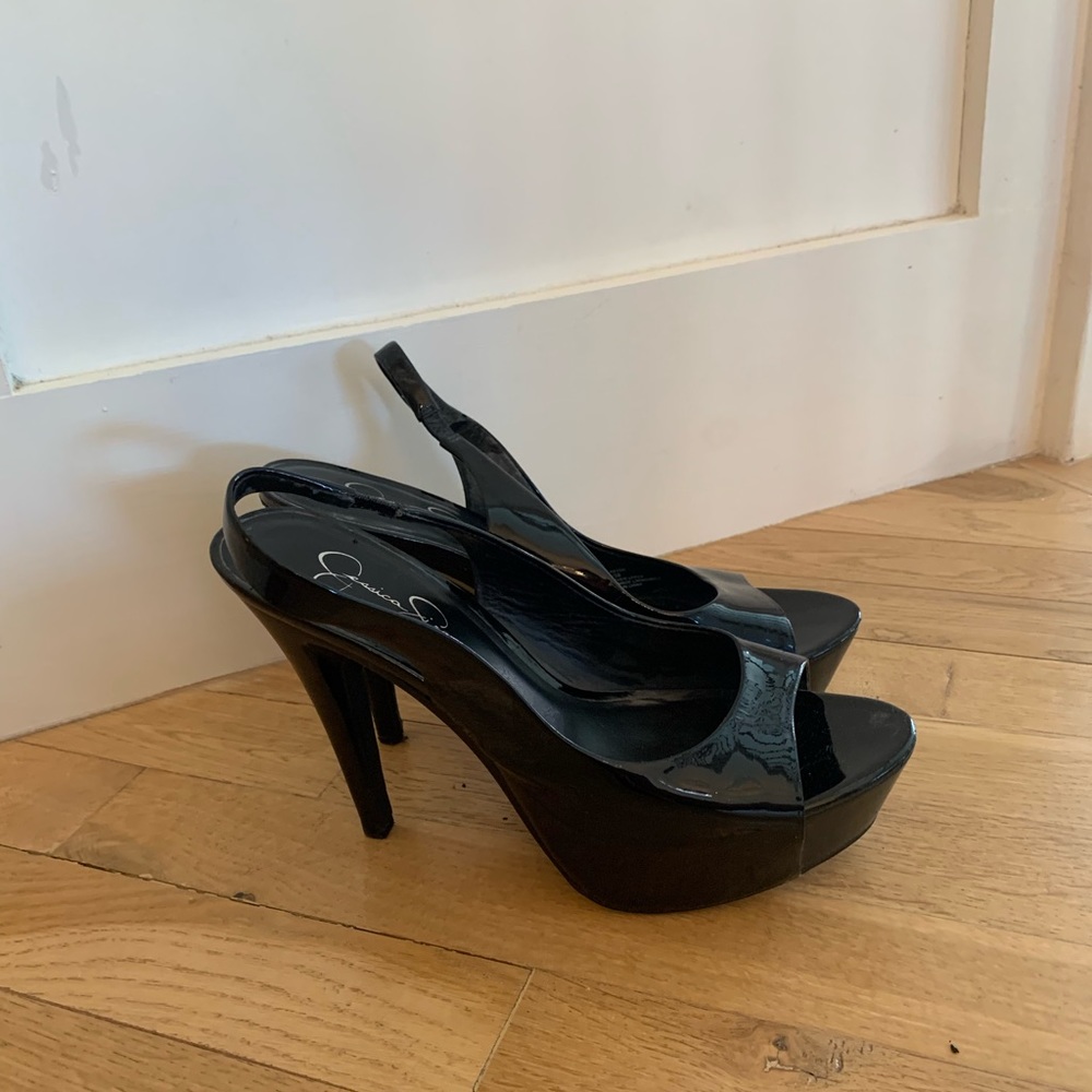 Jessica Simpson Black Heels